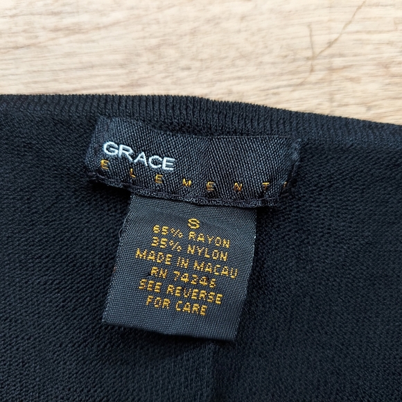 Black Ruched Blouse - Picture 5 of 5